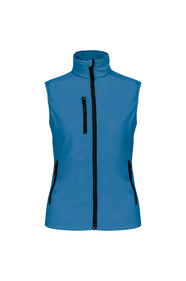 Bodywarmer softshell sans manches femme personnalisable