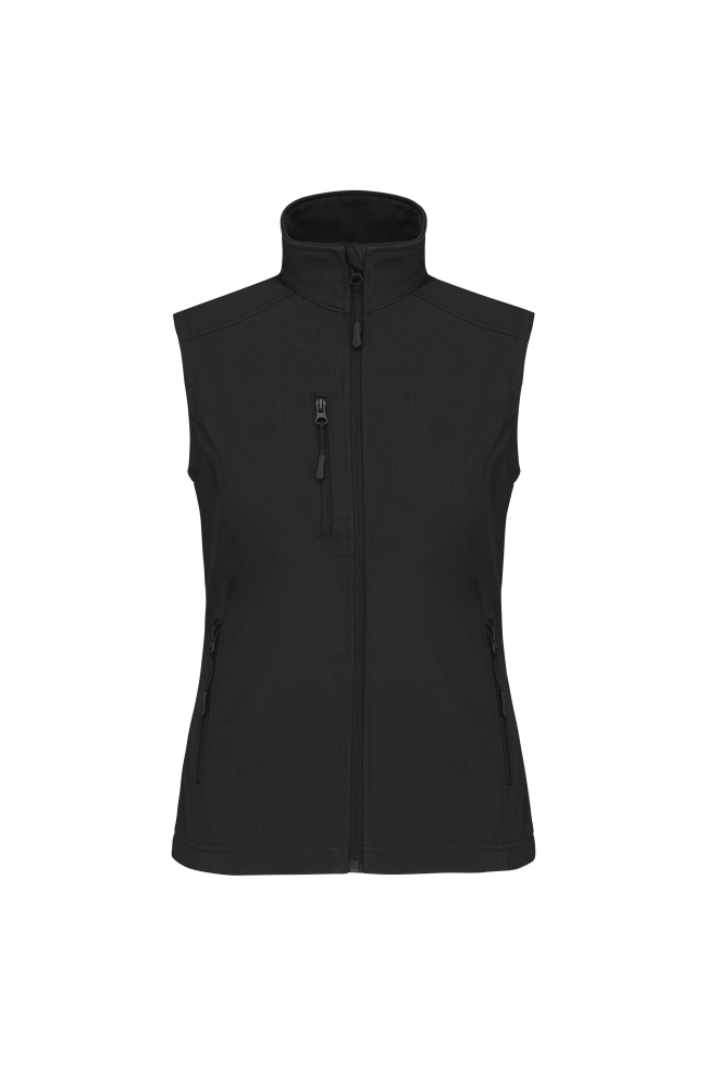 Bodywarmer softshell sans manches femme personnalisable