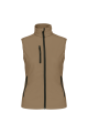 Bodywarmer softshell sans manches femme personnalisable