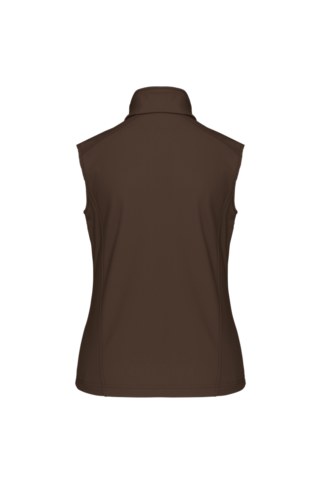 Bodywarmer softshell sans manches femme personnalisable