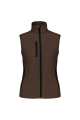 Bodywarmer softshell sans manches femme personnalisable