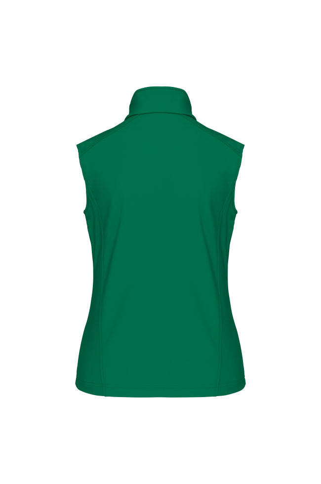 Bodywarmer softshell sans manches femme personnalisable