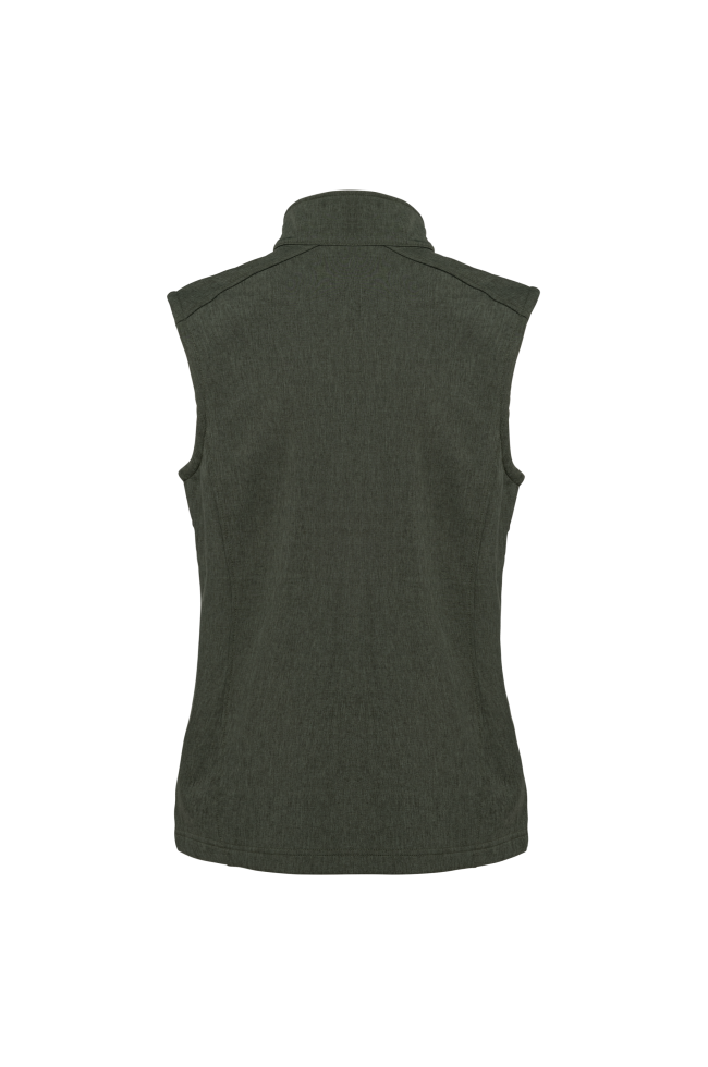 Bodywarmer softshell sans manches femme personnalisable