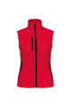 Bodywarmer softshell sans manches femme personnalisable