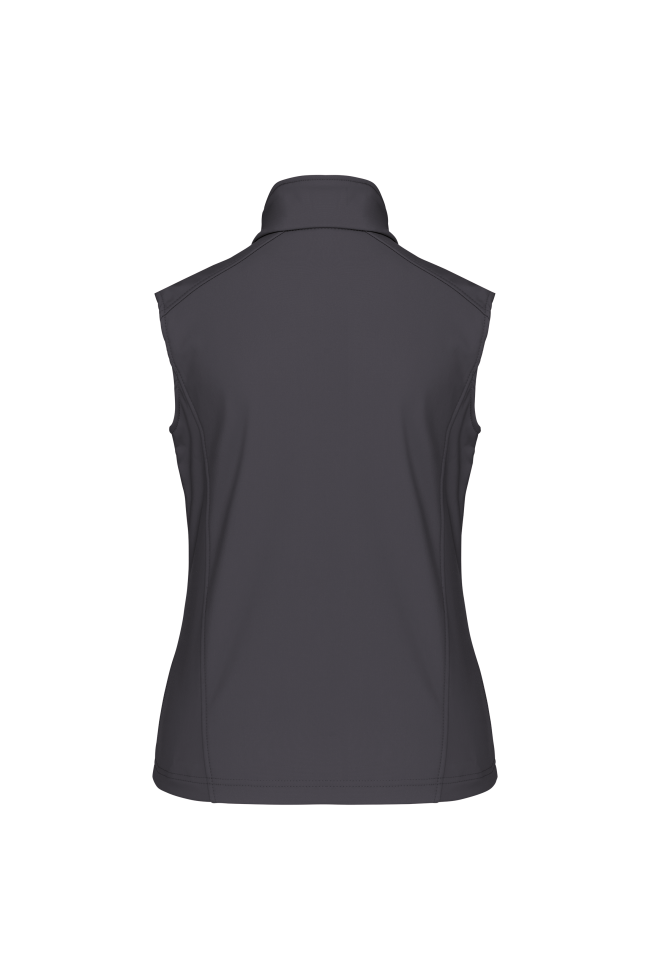 Bodywarmer softshell sans manches femme personnalisable