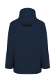 Veste à capuche avec doublure en micropolaire navy