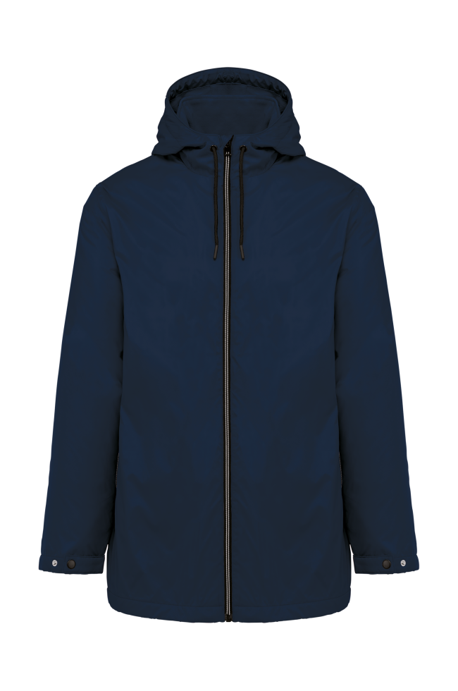 Veste à capuche avec doublure en micropolaire navy