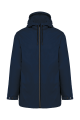 Veste à capuche avec doublure en micropolaire navy