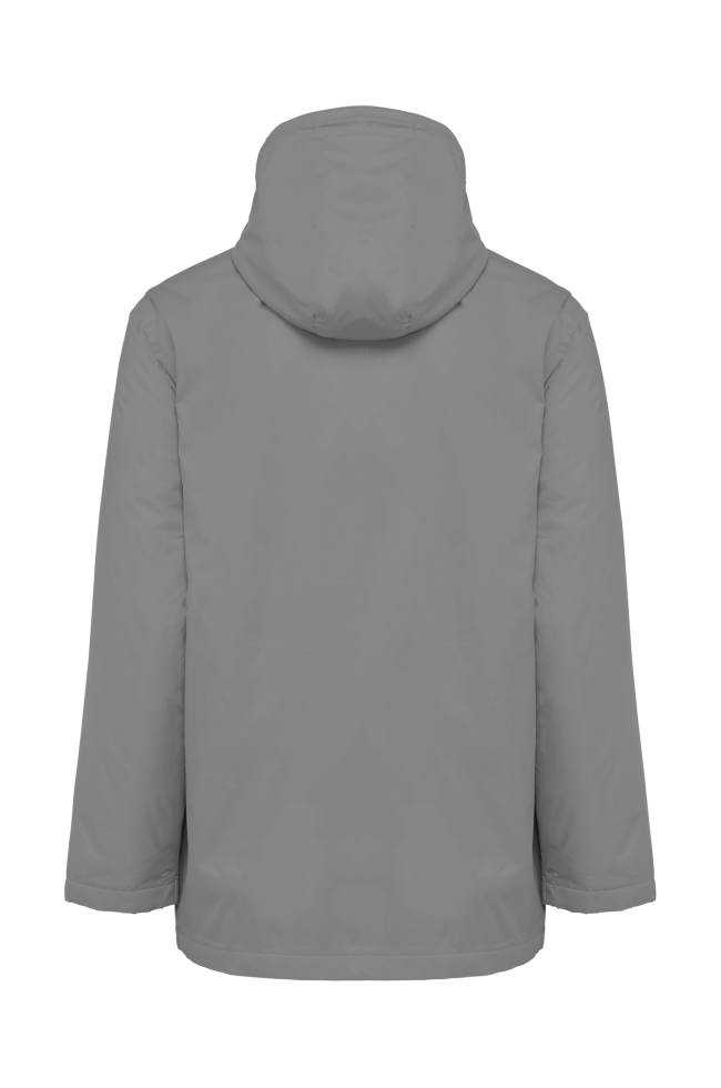 Veste à capuche avec doublure en micropolaire gris
