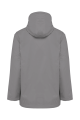 Veste à capuche avec doublure en micropolaire gris
