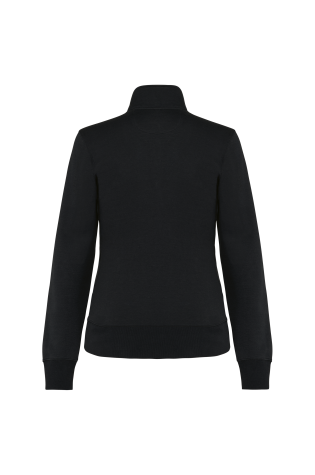 Veste molleton gratté femme noir