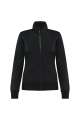 Veste molleton gratté femme noir