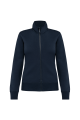 Veste molleton gratté femme bleu marine