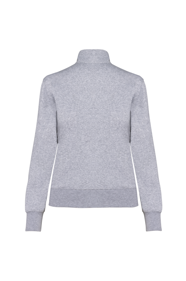 Veste molleton gratté femme gris
