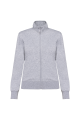 Veste molleton gratté femme gris