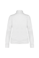 Veste molleton gratté femme blanche