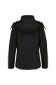 Veste softshell à capuche amovible femme personnalisable