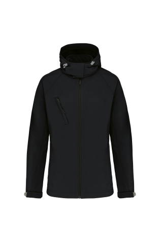 Veste softshell à capuche amovible femme personnalisable
