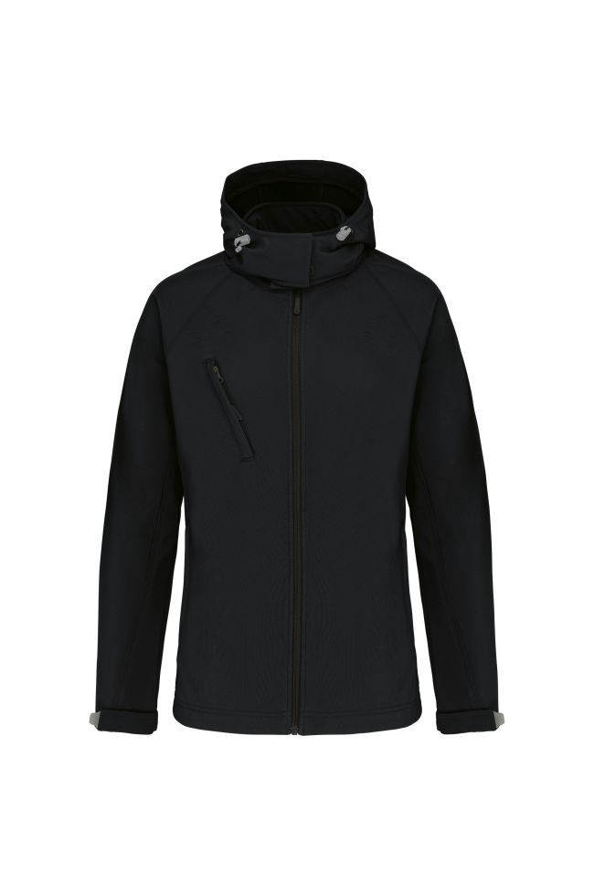 Veste softshell à capuche amovible femme personnalisable