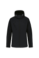 Veste softshell à capuche amovible femme personnalisable