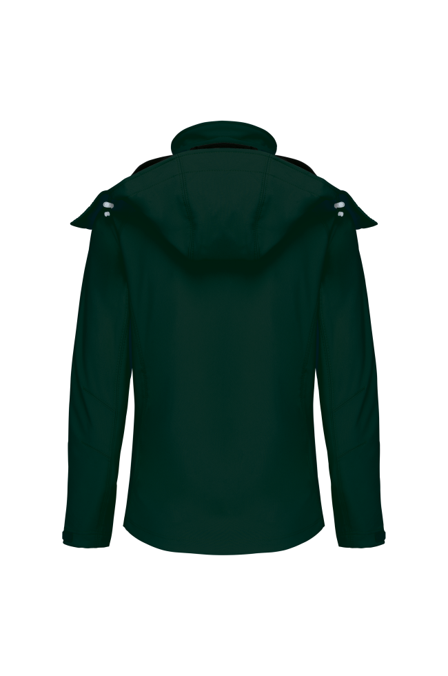 Veste softshell à capuche amovible femme personnalisable