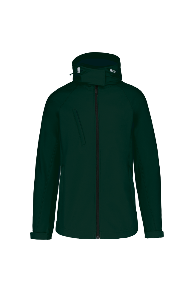 Veste softshell à capuche amovible femme personnalisable