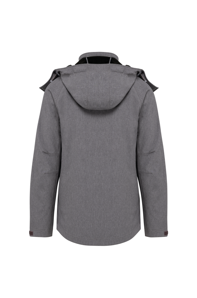 Veste softshell à capuche amovible femme personnalisable