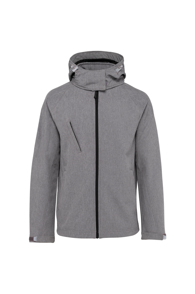 Veste softshell à capuche amovible femme personnalisable