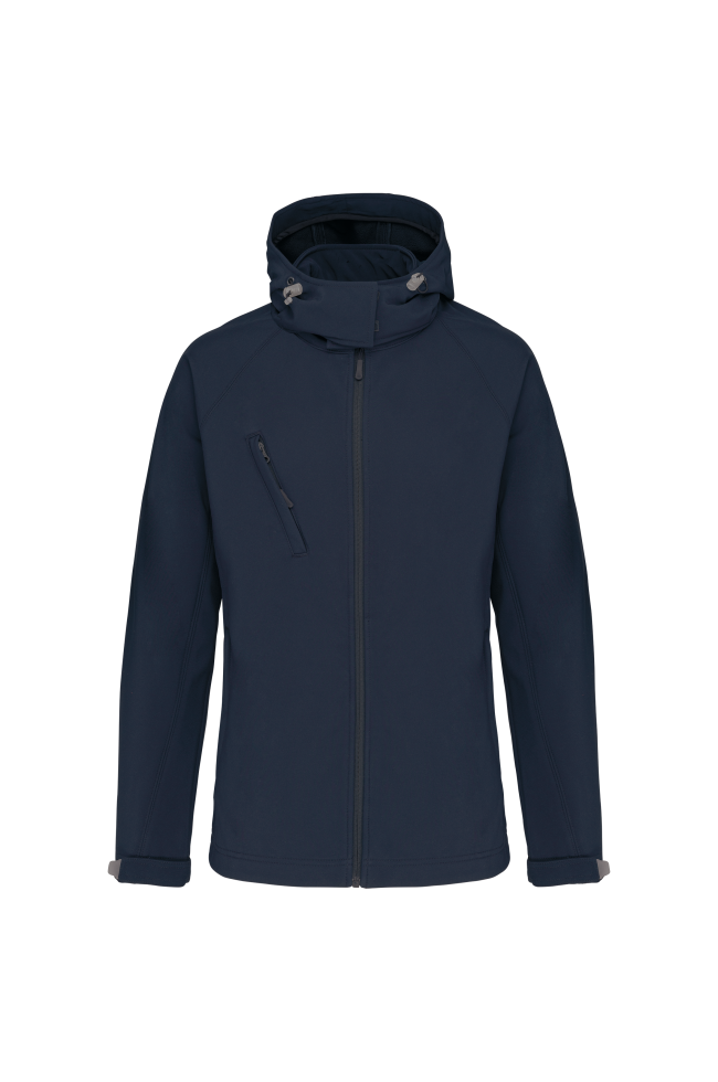Veste softshell à capuche amovible femme personnalisable