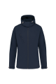 Veste softshell à capuche amovible femme personnalisable