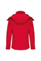 Veste softshell à capuche amovible femme personnalisable