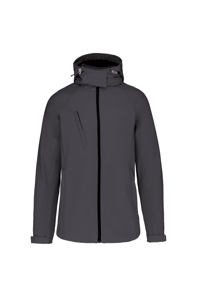Veste softshell à capuche amovible femme personnalisable