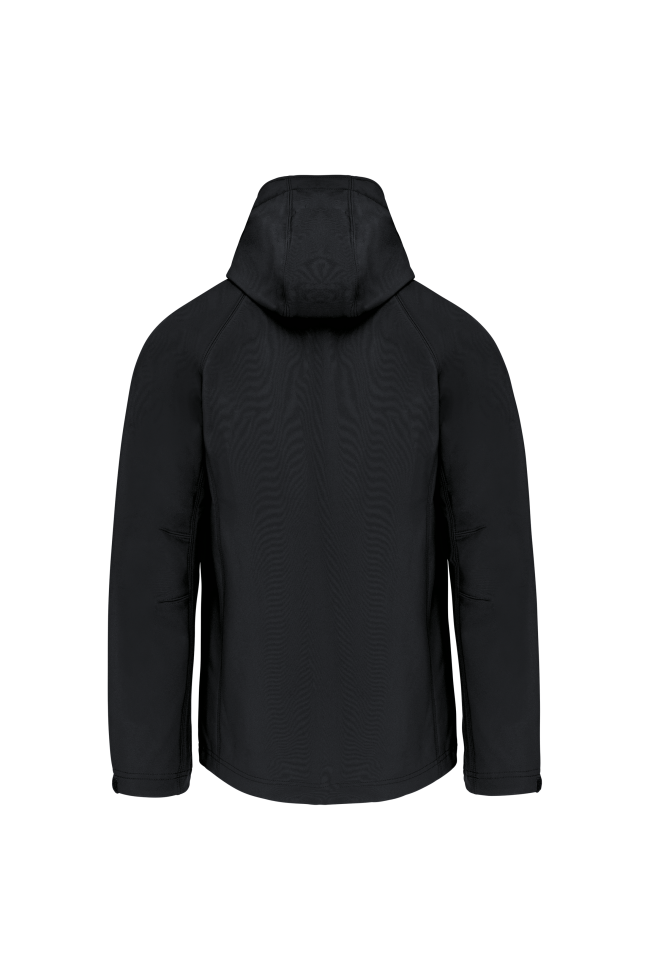 Veste softshell à capuche amovible homme personnalisable
