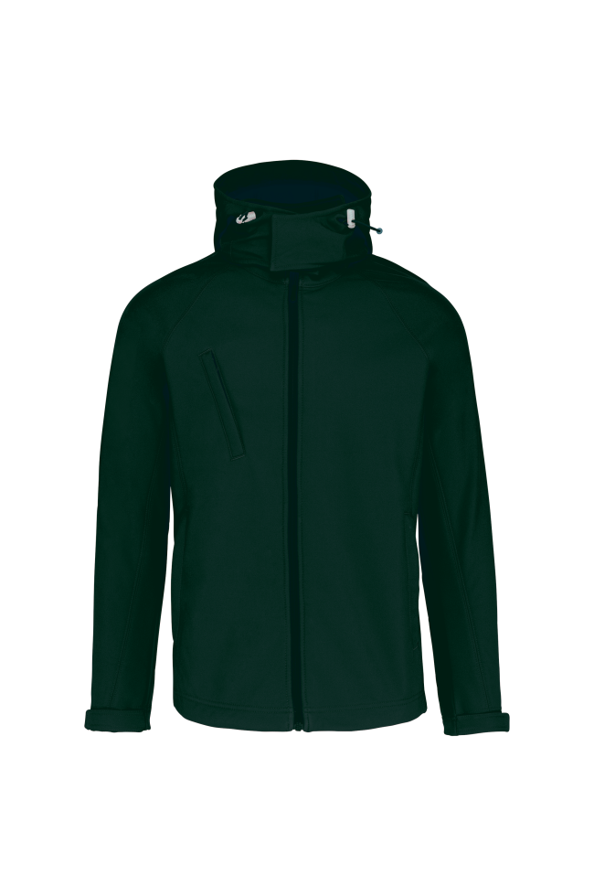Veste softshell à capuche amovible homme personnalisable