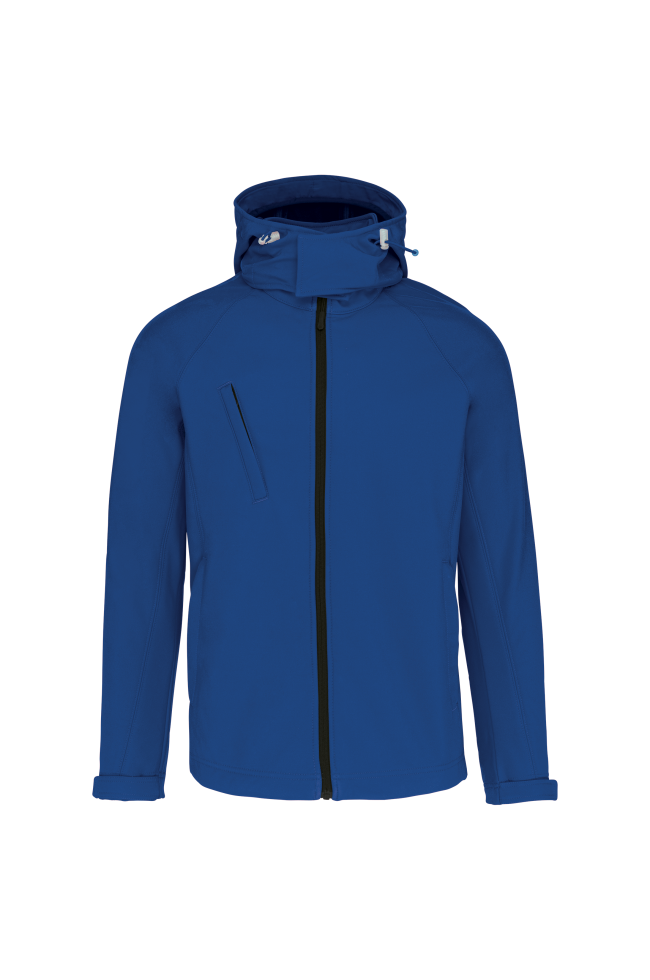 Veste softshell à capuche amovible homme personnalisable