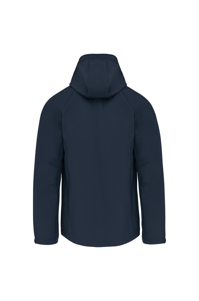 Veste softshell à capuche amovible homme personnalisable