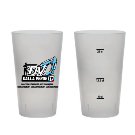 Gobelet Réutilisable 100% Personnalisé