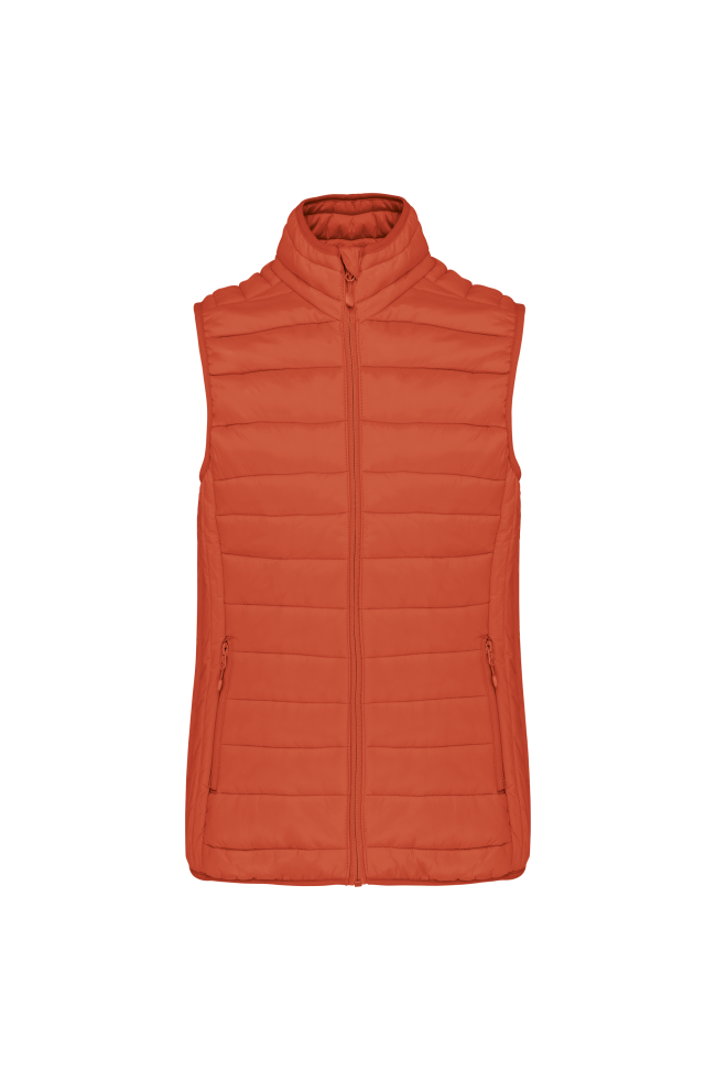 Doudoune légère sans manches femme orange