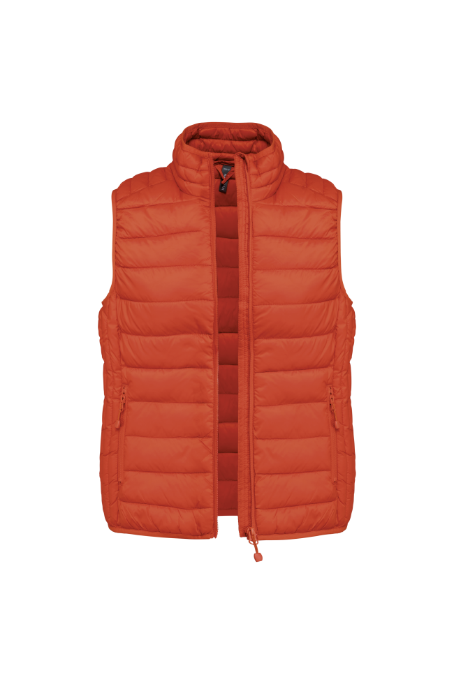 Doudoune légère sans manches femme orange