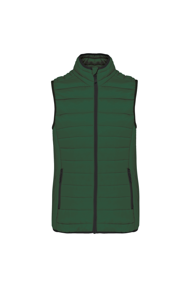 Doudoune légère sans manches femme vert