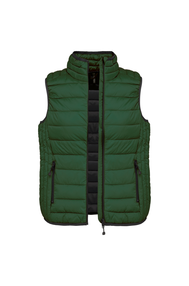 Doudoune légère sans manches femme vert