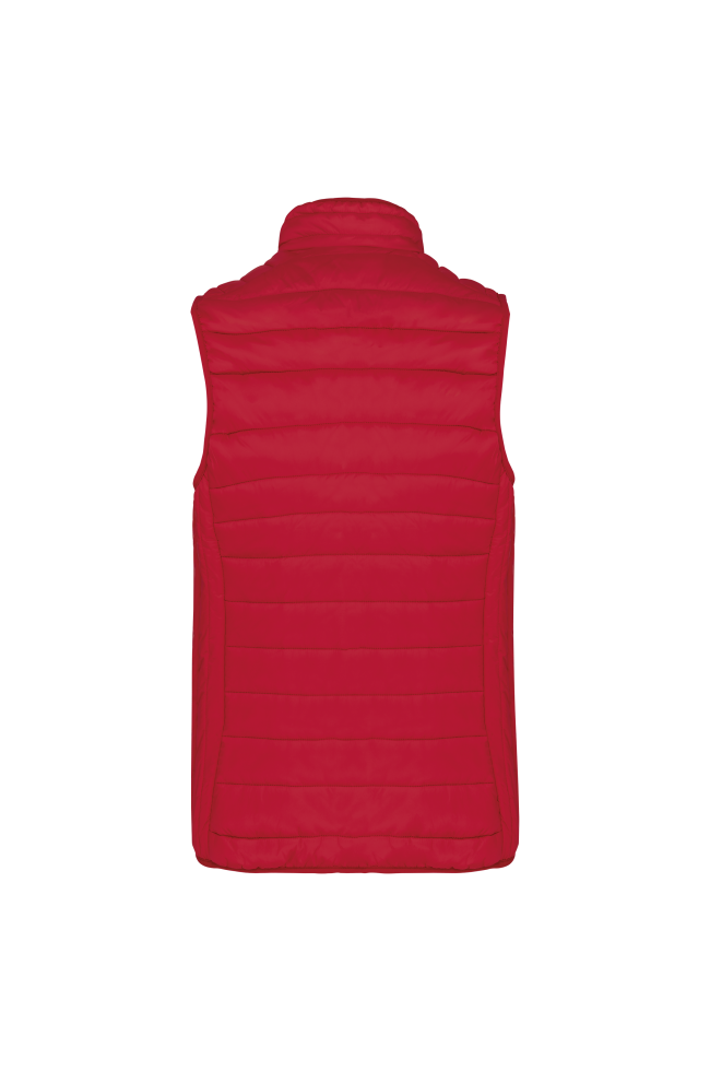 Doudoune légère sans manches femme rouge