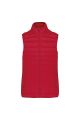 Doudoune légère sans manches femme rouge