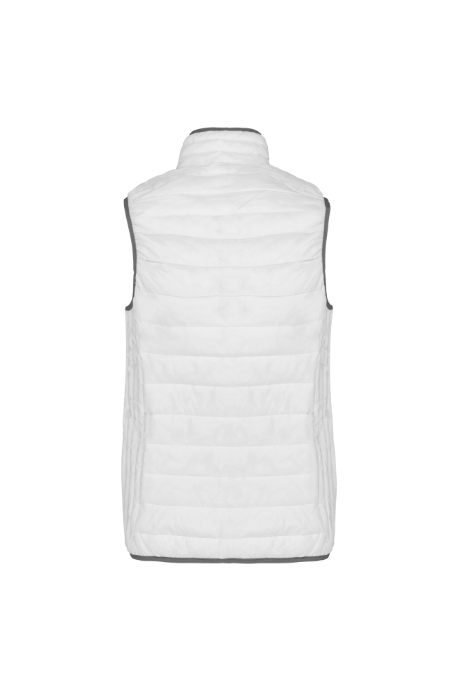 Doudoune légère sans manches femme blanc