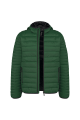 Doudoune légère capuche homme vert