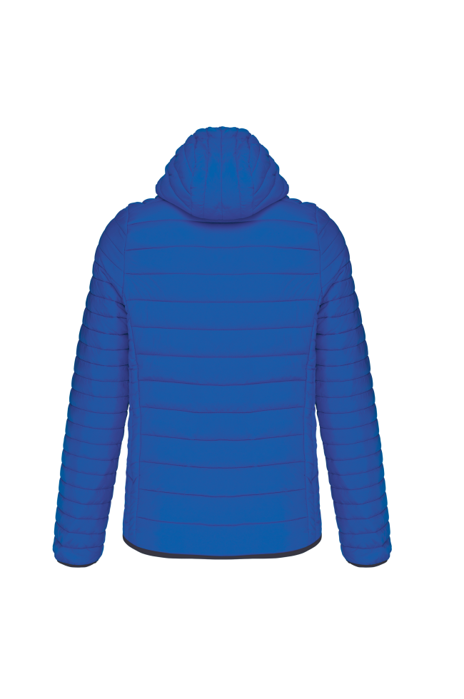 Doudoune légère capuche homme bleu