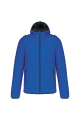 Doudoune légère capuche homme bleu