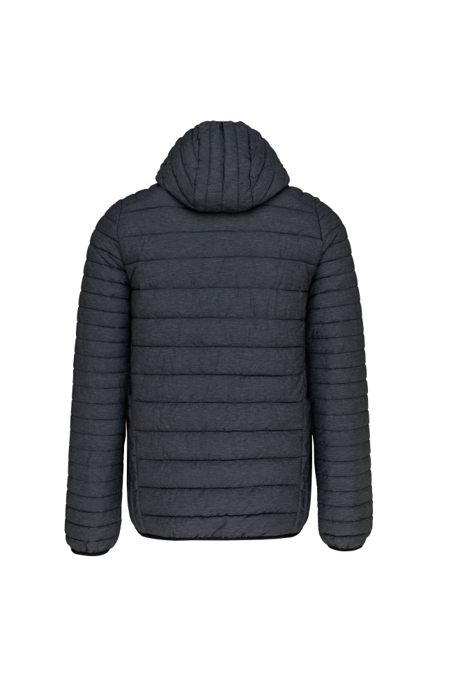 Doudoune légère capuche homme noir