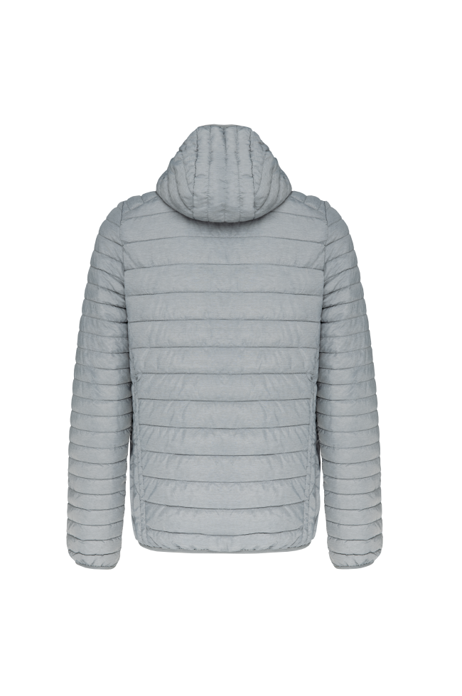 Doudoune légère capuche homme gris