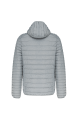 Doudoune légère capuche homme gris
